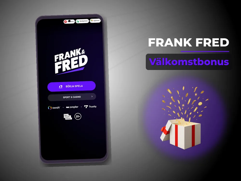 Frank Fred - Välkomstbonus
