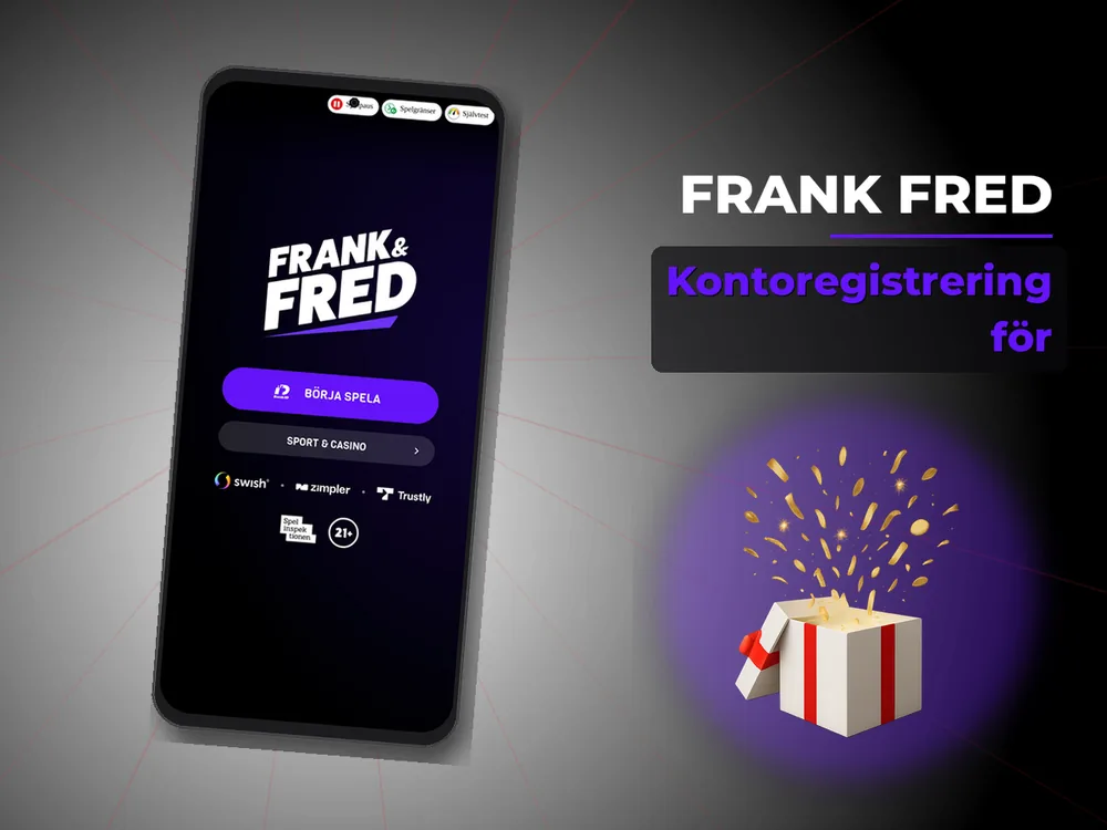 Frank Fred - Kontoregistrering för